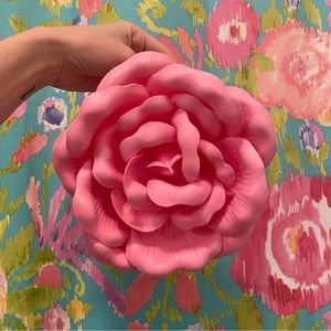 Pink Flower Foam Hanging Wall Art